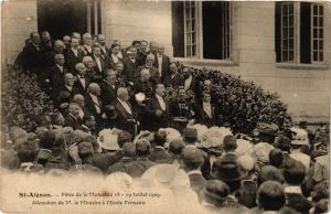 CPA St-AIGNAN - Fetes de la Maturalite 18-19 Juillet 1909 - Allecution (208964)