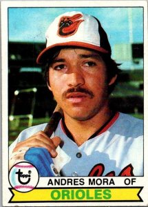 1979 Topps Baseball Card andres Mora Baltimore Orioles