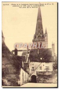 Old Postcard Autun De La Fleche Cachedrale Saint Lazare View from the Master