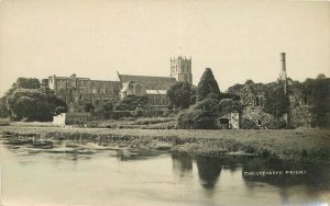 Postcard RPPC UK C-1910 Dorset Christchurch Priory 23-7619