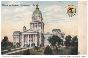 Illinois Springfield Capitol Of Illinois 1908