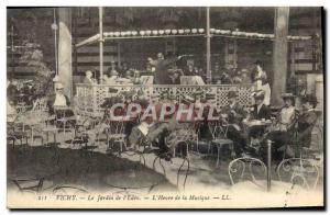 Old Postcard Vichy Cures The garden of & # 39Eden L & # 39heure music