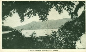 Papua New Guinea, Bougainville Island, KIETA Harbor (1930s) Postcard