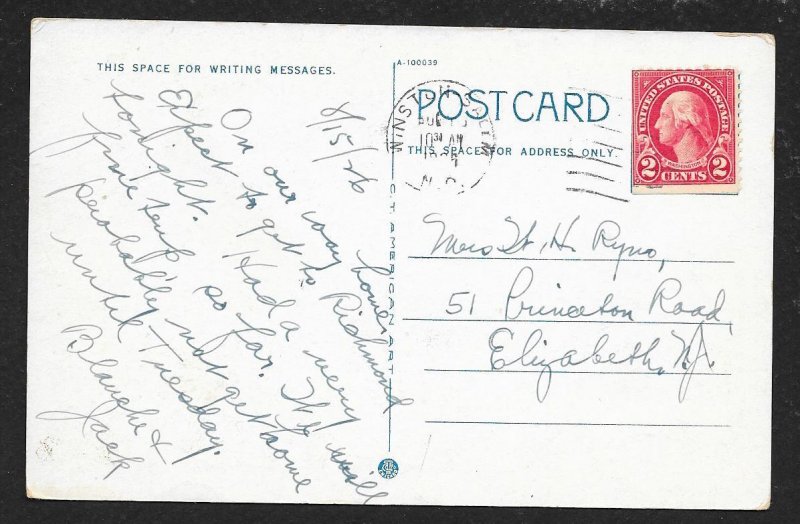 City Memorial Hospital Winston Salem NC Used c1926