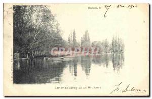 Old Postcard Beaune Lake and Sources of Bouzaise