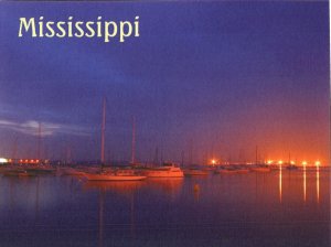 A Small Craft Harbor Along the Mississippi Gulf Coast, Gulfport,  MS  Postcard