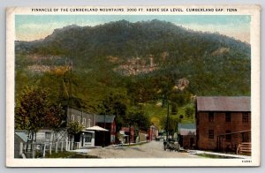 Cumberland Gap TN Pinnacle Of  Mts 3000ft Above Sea Level And Town Postcard P23