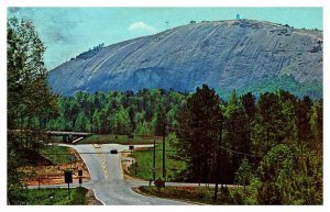 Postcard HIGHWAY SCENE Atlanta Georgia GA AS0782