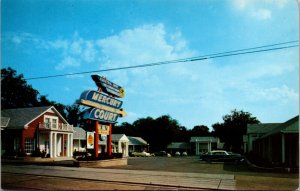 Postcard Mercury Court Motel US Highway 41 70-S in Nashville, Tennessee