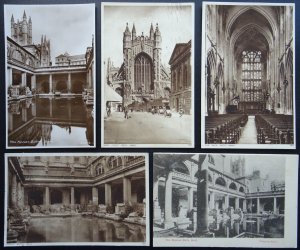 Somerset 5 x CITY OF BATH Collection c1903 to 1940s Postcards