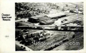 Real Photo - Overpass - Grand Island, Nebraska NE  