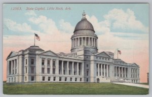 Little Rock Arkansas~State Capitol Building~Vintage Postcard