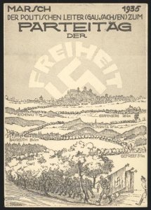 3rd Reich Germany Nuernberg Reichsparteitag 1935 Gau Sachsen Marsch Nurem 111816