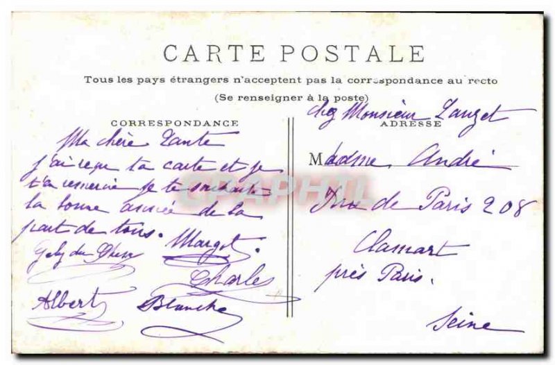 Postcard Old Paris Invalides