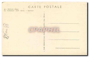 Old Postcard Senlis Oise La Cathedrale Interieur