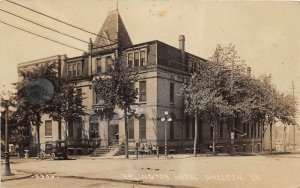 H47/ Sheldon Iowa RPPC Postcard c1910 Arlington Hotel Building