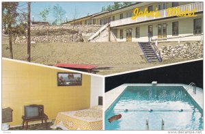 Swimming Pool, Inside one of the Rooms, John's Motel, BERESFORD, New Brunswic...