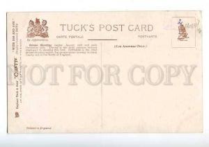 183031 Hunting grouse English SETTER dog Drummond Vintage TUCK