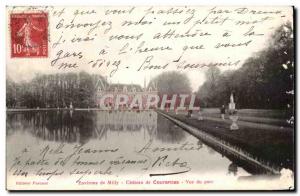 Around Milly - Castle of Courances - View Park - Old Postcard