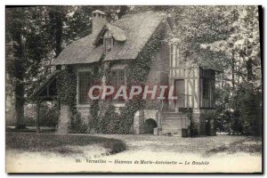 Old Postcard Versailles Hamlet Marie Antoinette's boudoir