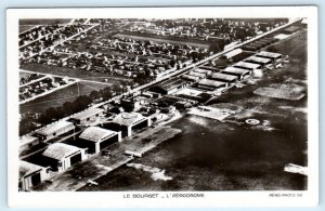 RPPC PARIS, FRANCE ~ Airport LE BOURGET - L'AERODROME Aerial View  Postcard