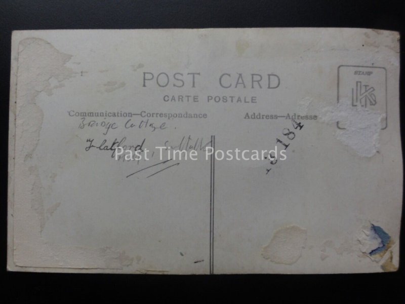 Suffolk FLATFORD Bridge Cottage - Old RP Postcard