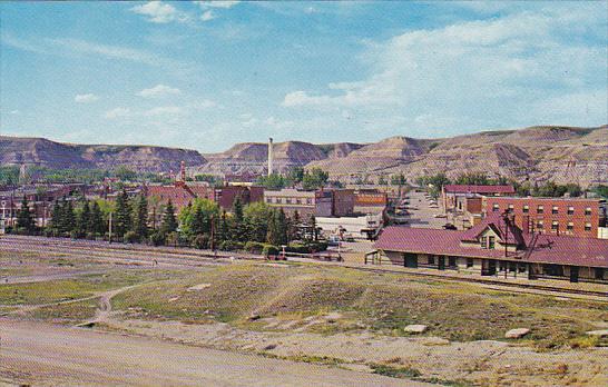 Canada Town View Drumheller Alberta