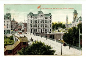 Canada - ON, Ottawa. Post Office & Bridges