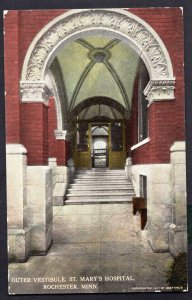 Minnesota ROCHESTER Interior Outer Vestibule, St Mary's Hospital Copyright 1911