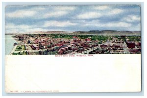 c1905 Bird's Eye View Winona Minnesota MN Unposted Antique Postcard