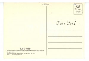 NV - Elko. Sunset Scene (continental size)
