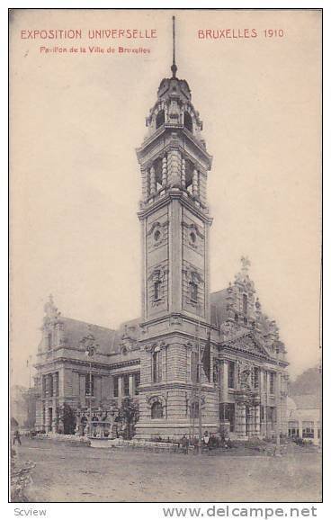 Exposition Universelle Bruxelles 1910, Pavillon De La Ville De Bruxelles, Bru...