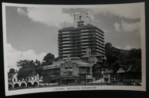 Mint Singapore Real Picture Postcard Cathay Building