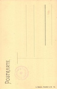 Germany Heidelberg Fass u Perkeo Barrick Statue vintage postcard