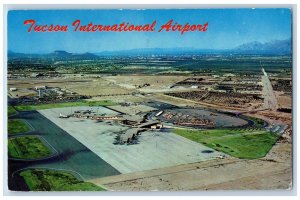 Tucson Arizona AZ Postcard International Airport Gateway To Old Mexico 1971