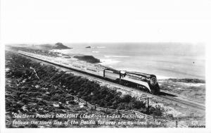 1940s Railroad Train Daylight Los Angeles San Francisco Coast RPPC 7222 