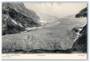 c1910 View of Bødalsbreen Loen Nordfjord Norway Antique Unposted Postcard
