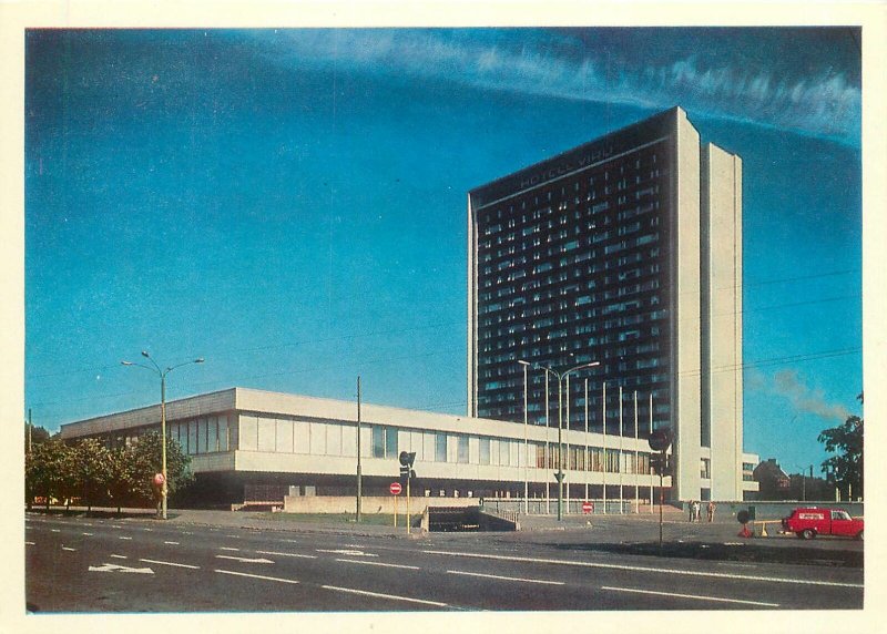 Estonia Tallin viru hotel 1972 Postcard