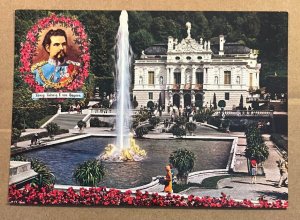 POSTCARD  - UNUSED - ROYAL CASTLE, LINDERHOF, GERMANY - KING LUDWIG II