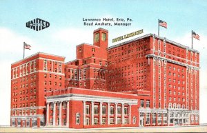 Pennsylvania Erie Lawrence Hotel On Lake Erie