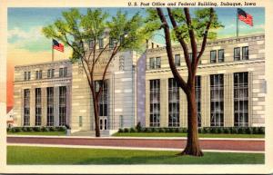 Iowa Dubuque Post Office and Federal Building 1951 Curteich