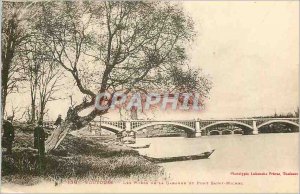 Postcard Old Toulouse The Banks of the Garonne and Pont Saint Michel