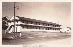 South Carolina Camp Croft Guest House Real Photo RPPC