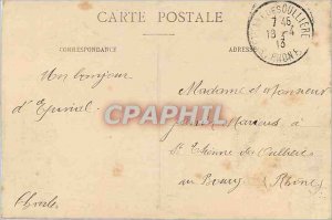 Old Postcard Epinal General View from Castle