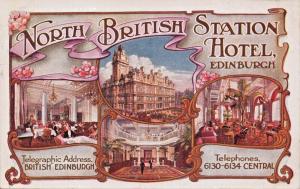 EDINBURGH SCOTLAND UK~NORTH BRITISH STATION HOTEL POSTCARD
