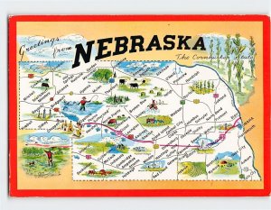 Postcard The Cornhusker State, Greetings from Nebraska