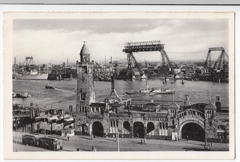 Germany; Hamburg, St Pauli, Landungsbrucken RP PPC, Unposted, By Hans Hartz 