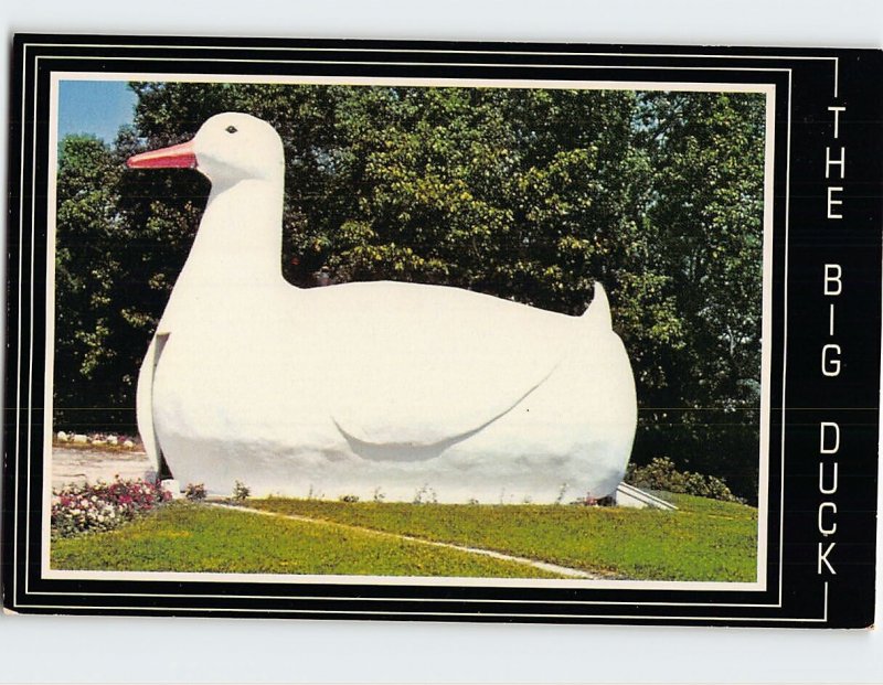 Postcard The Big Duck, Long Island, Flanders, New York