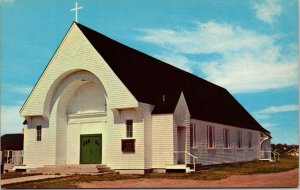 VINTAGE POSTCARD ST. MARY'S ROMAN CATHOLIC CHURCH WELLS BEACH MAINE