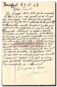 The Fireplace-Old Postcard